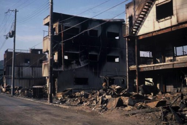 阪神・淡路大震災の瓦礫