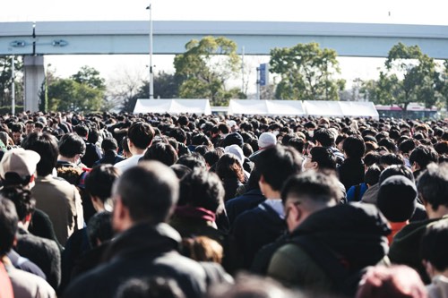 フェスの人混み