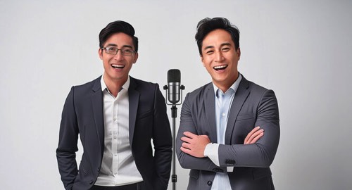 ブレイク前の漫才師