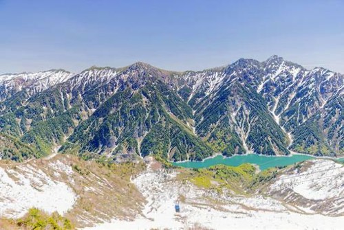 富山県の立山連峰