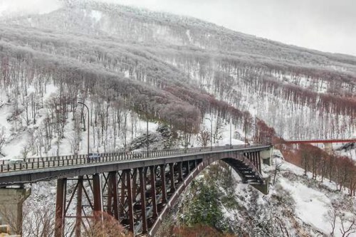 青森の雪の風景