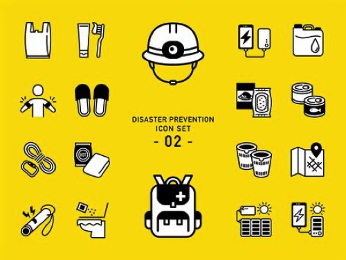 災害関連ピクトグラム