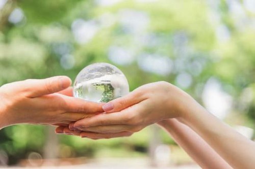 サスティナブルの手渡し