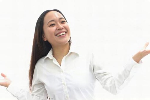 のうてんきな女性