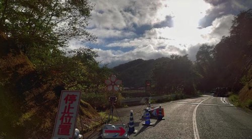 震災後の道路復旧