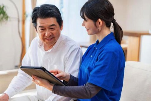 高齢者と訪問介護