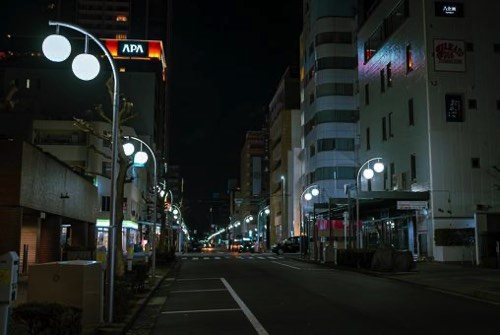 夜の都市