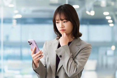 スマートフォンが繋がらない女性