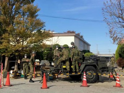 災害救助する自衛隊