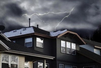 住宅落雷被害