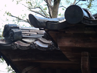 富山県高岡市古定塚熊野神社屋根瓦補修工事
