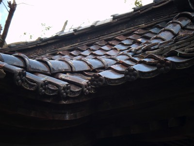 富山県高岡市古定塚熊野神社屋根瓦補修工事