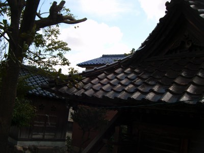 富山県高岡市古定塚熊野神社屋根瓦補修工事