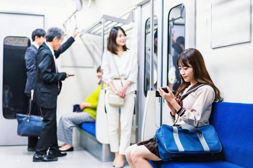 日常の電車内