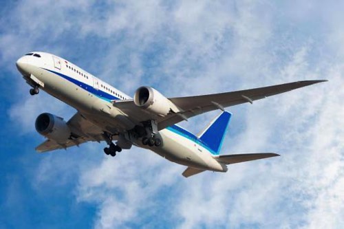 飛び立つ飛行機