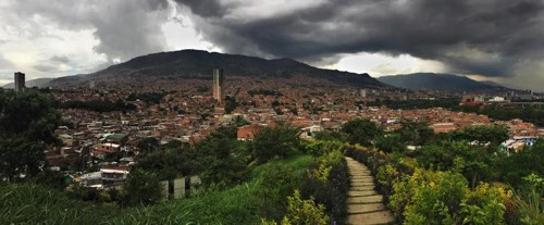 コロンビアの町並み