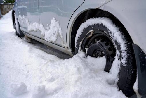雪道でのスタック