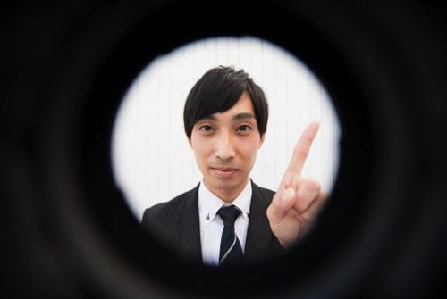 悪徳営業マンと魚眼レンズ