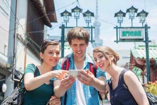 外国人観光客ルート検索