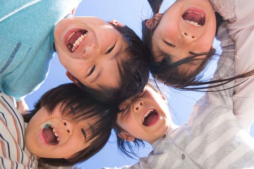 笑顔の子どもたち